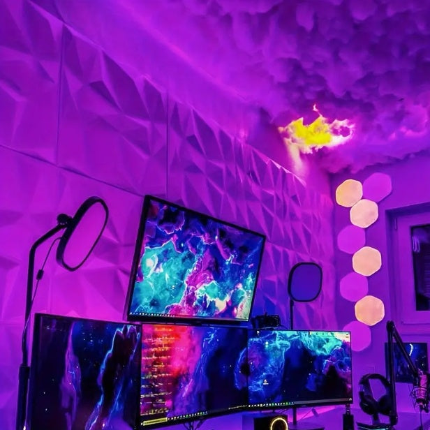 Creative Decorative Cloud Lamp Remote-Controlled LED Light RGB Color Changing