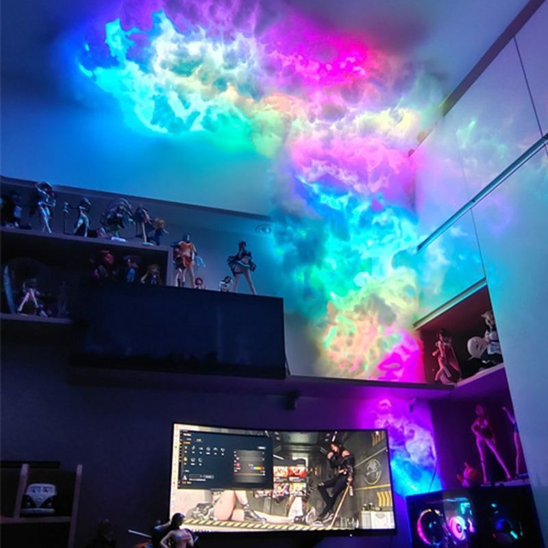 Creative Decorative Cloud Lamp Remote-Controlled LED Light RGB Color Changing